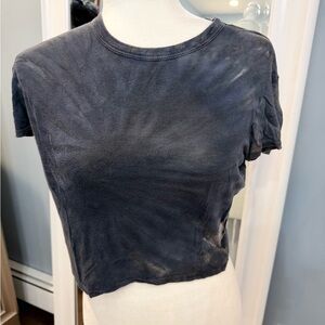 RtA Charcoal Gray Crop Top